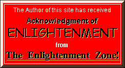 Acknowledgment of Enlightenment from The Enlightenment Zone